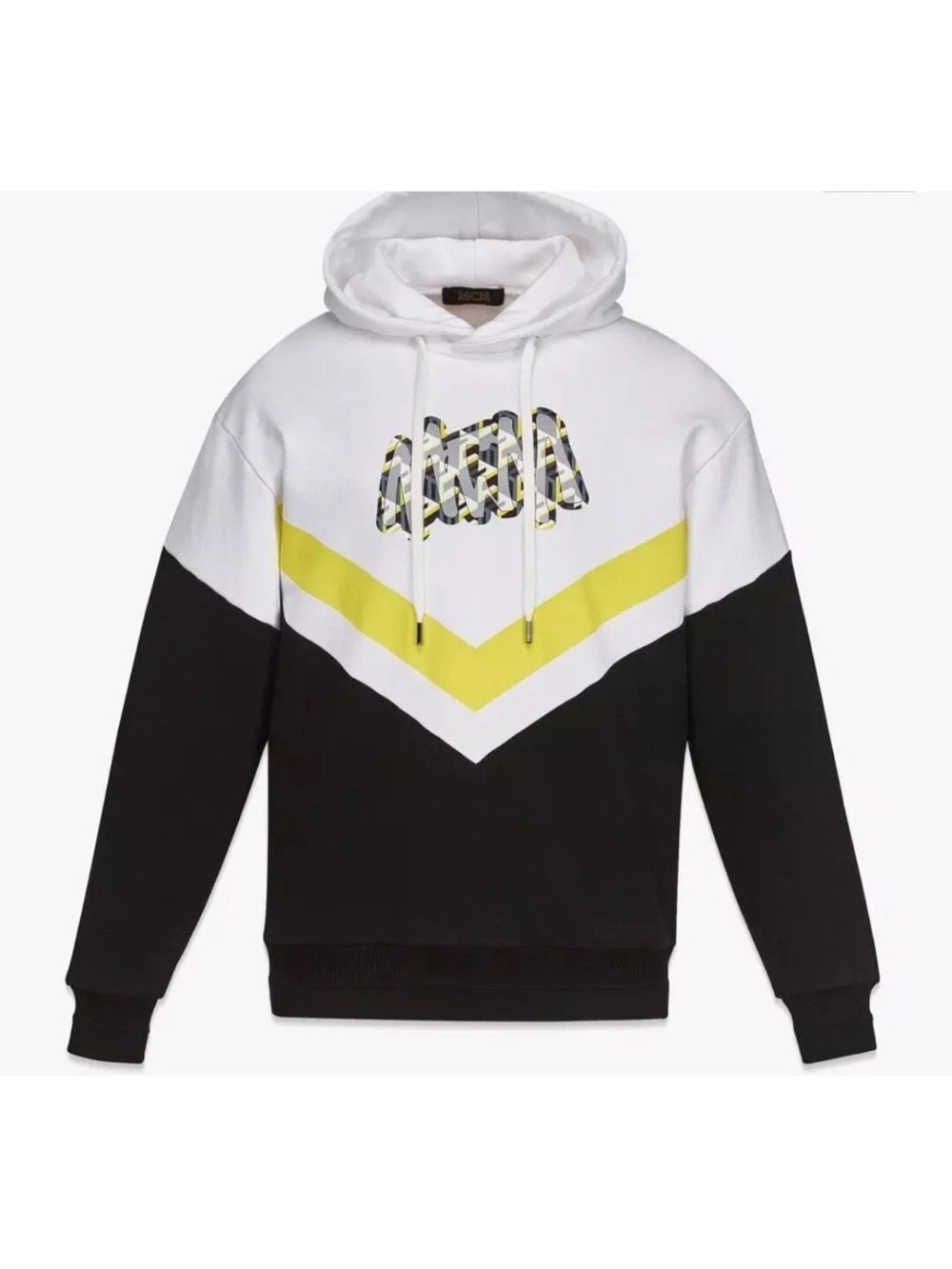 NWT! MCM Unisex Sommer Cubic Colorblock Logo Hoodie